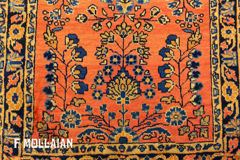 Antique Persian Small Saruk Rug n°:39072051